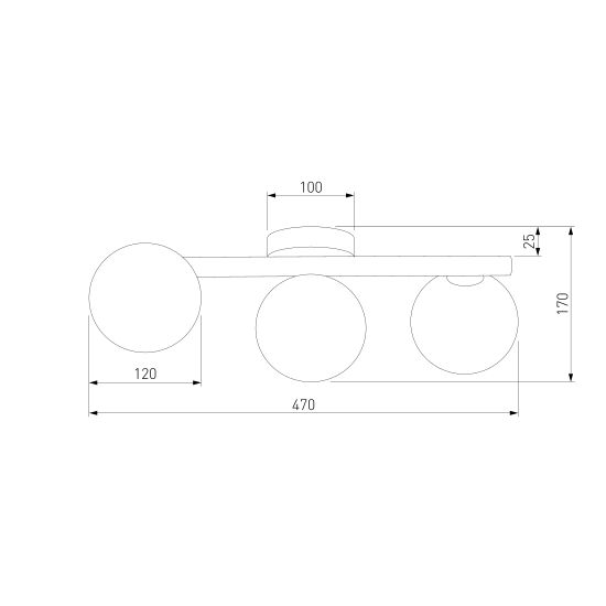 5768 / потолочныйсветильник /  Estera Wood