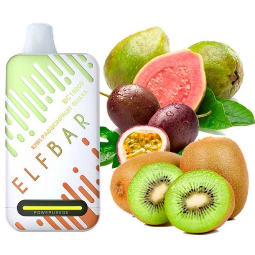 Elf Bar BC18000 - Kiwi Passionfruit Guava (5% nic)