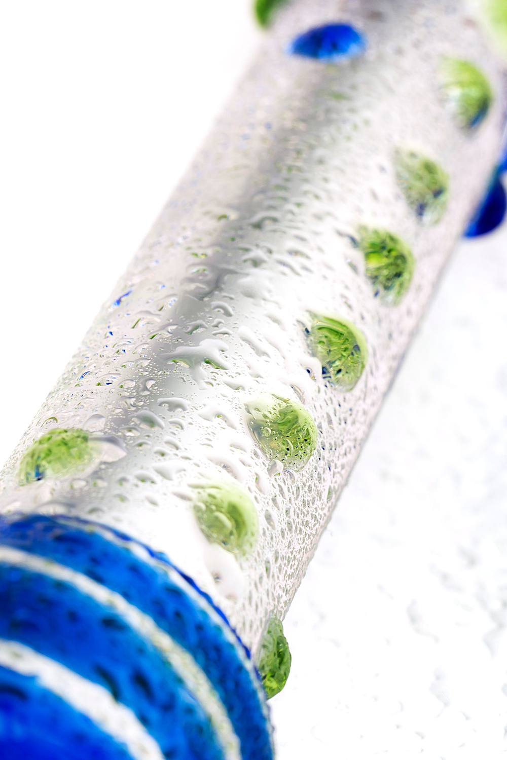 Нереалистичный фаллоимитатор Sexus Glass, стекло, прозрачный, 18 см (912007)