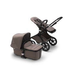 Коляска 2 в 1 Bugaboo Fox 2 Mineral Complete Black/Taupe, черный/темно-серый