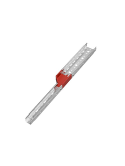 Переходник для лотка левый 50х50-100 сталь 1мм "ПЛЮС" PDplus50-50-100-L КМ PL0691