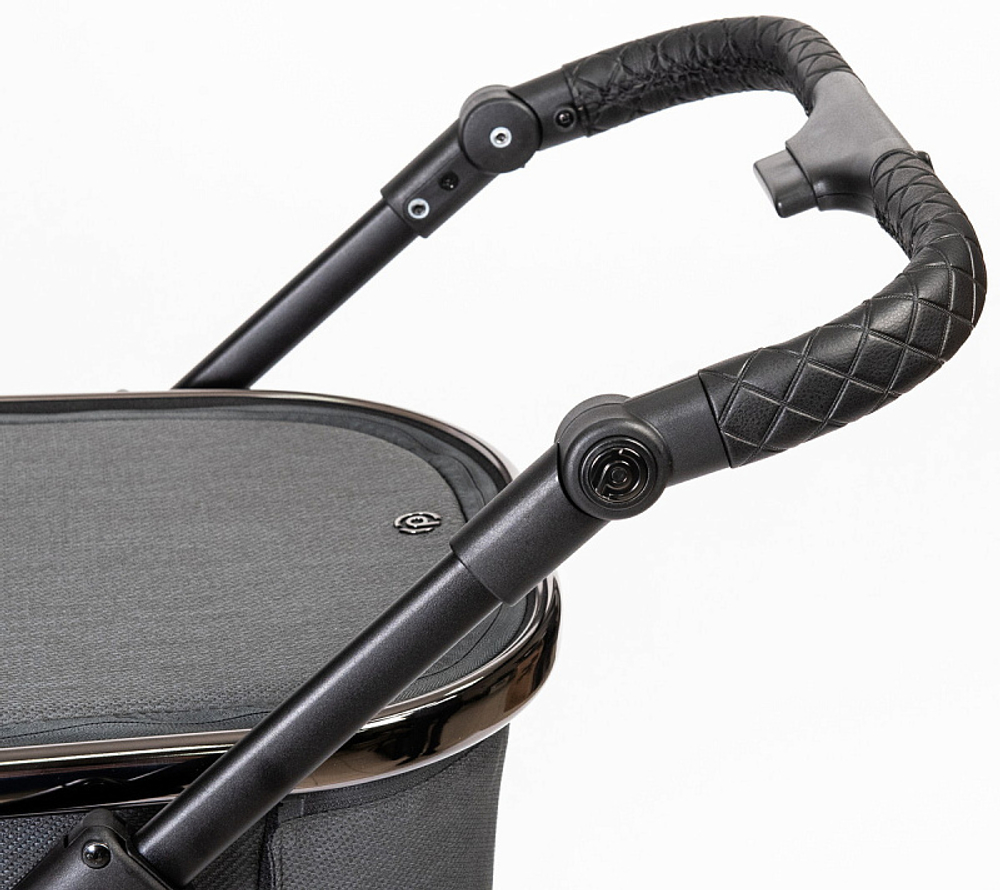 Детская коляска Peppy Tecla 3 в 1 Shadow Antrazit Chrome Edition (Графитовый)