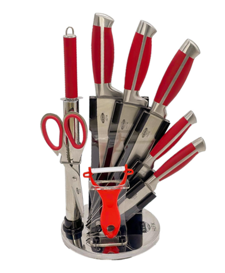 Набор ножей "SUN" 8 предметов, акриловая подставка