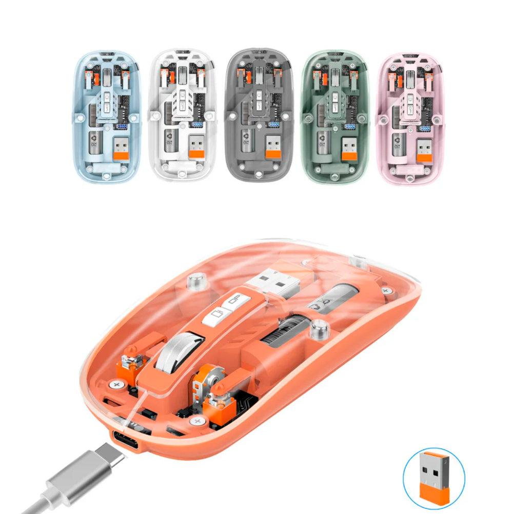 Беспроводная мышь Skillet silent Pink