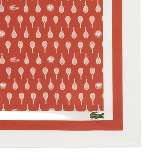 Теннисная бандана Lacoste Roland-Garros Edition Print Scarf- brown
