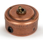 Переключатель (проходной) ретро тумблерный 1 кл. "Старая Медь" VINTAGE-BRASS 30302-3 / 1 Группа света, проходной
