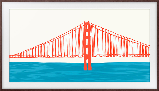 Рамка для тв Samsung VG-SCFA55BWB The Frame коричневый
