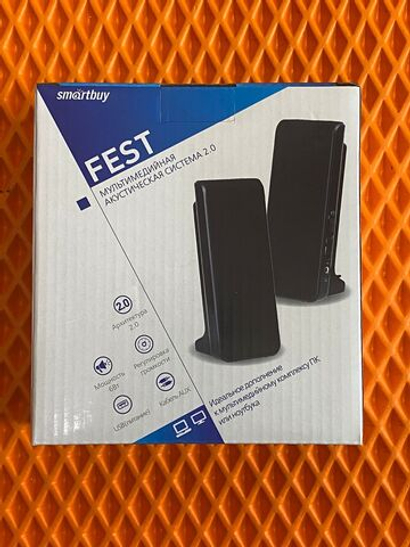 Колонки 2.0 SmartBuy Fest черные (SBA-2500)