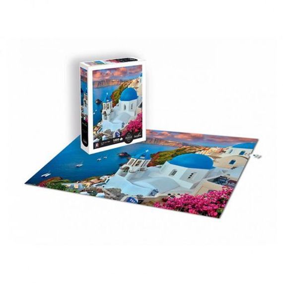 Puzzle 1000 деталей - Острова Санторини - Греция