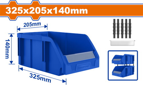 Пластиковый лоток 325х205х140 мм (24) WADFOW WTB0303