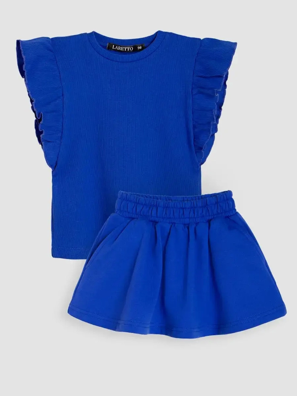 Костюм для девочки с юбкой