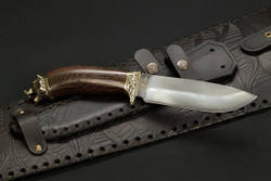 Набор шампуров "Звери Большие" в чехле из натуральной кожи