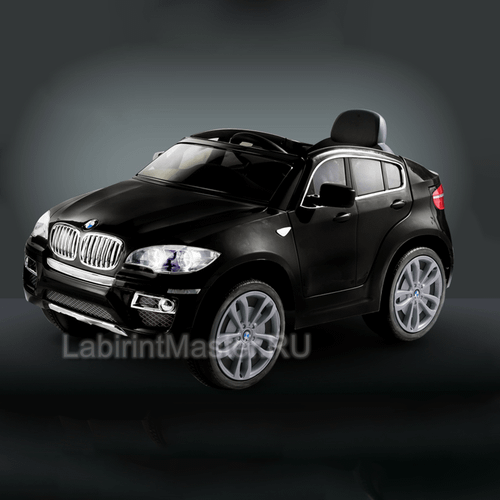 Детский электромобиль "BMW X6" 12V, черный