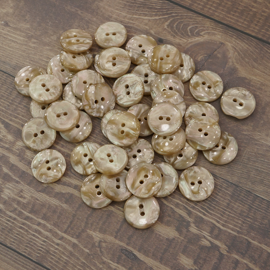 Пуговицы CONCEPT Mother of Pearl, размер 18 мм, полиэстер
