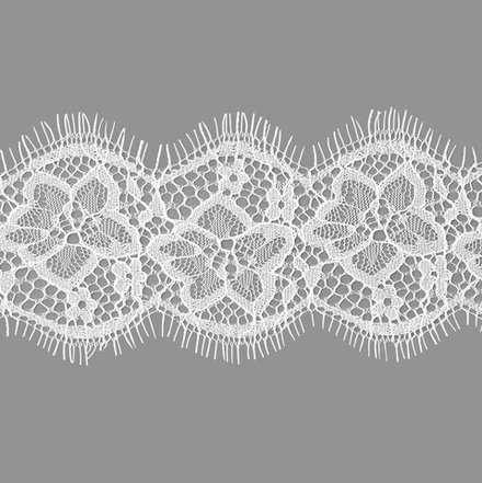 Кружево французское ш.8см. белый