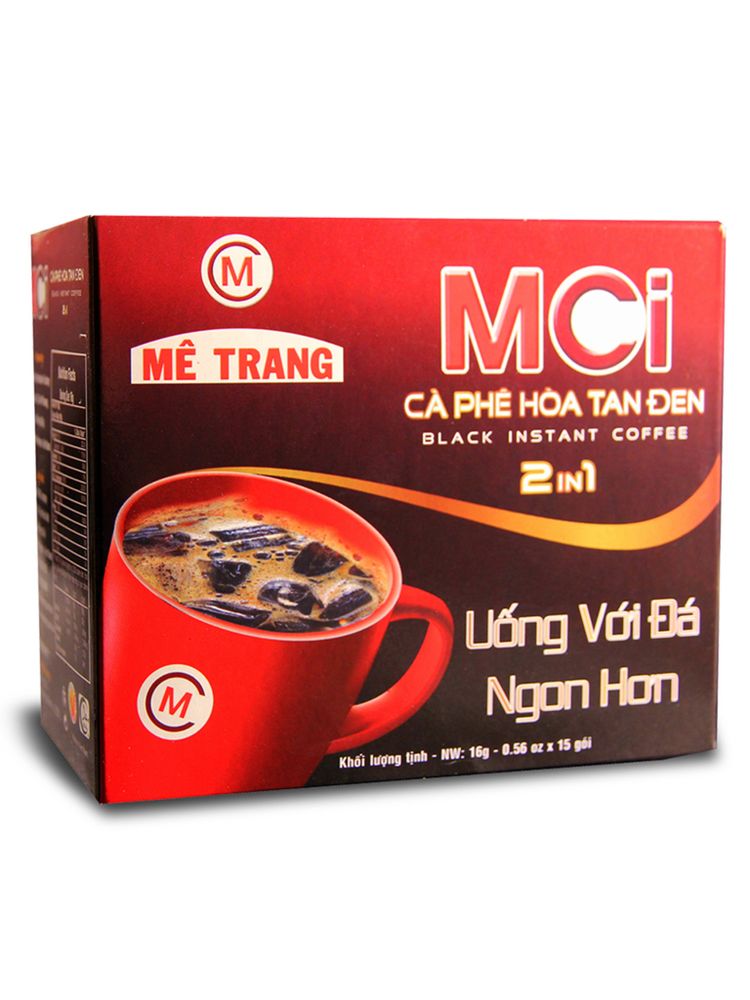 Растворимый кофе Me Trang MCI 2 в 1, в пакетиках 15 шт
