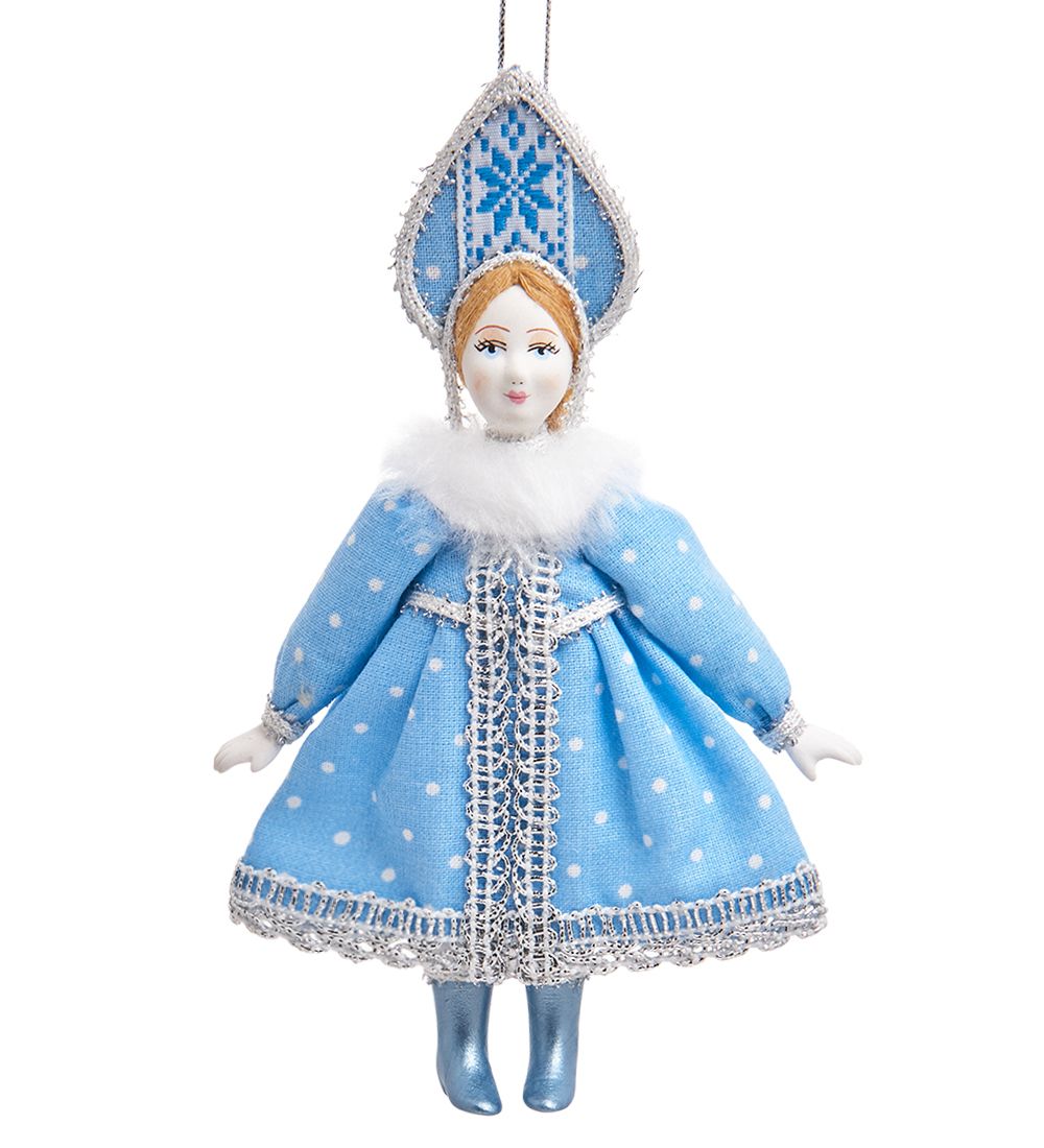 РусКукла RK-782 Кукла подвесная «Снегурочка» мал.