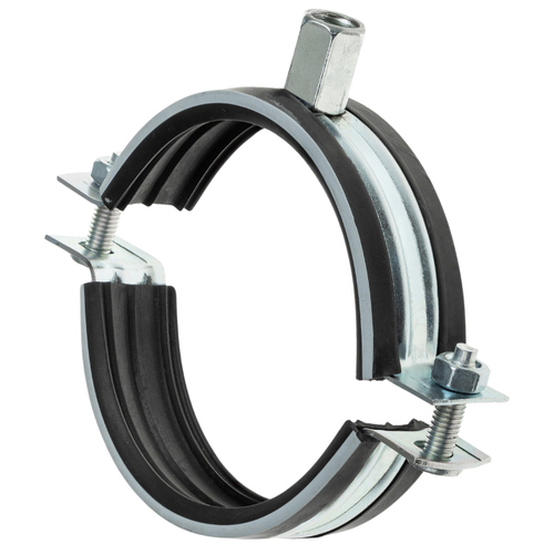 Хомут для воздуховода SHUFT с РП 250мм гайка М8/М10, бок. креп винт 6х30, гайка М6