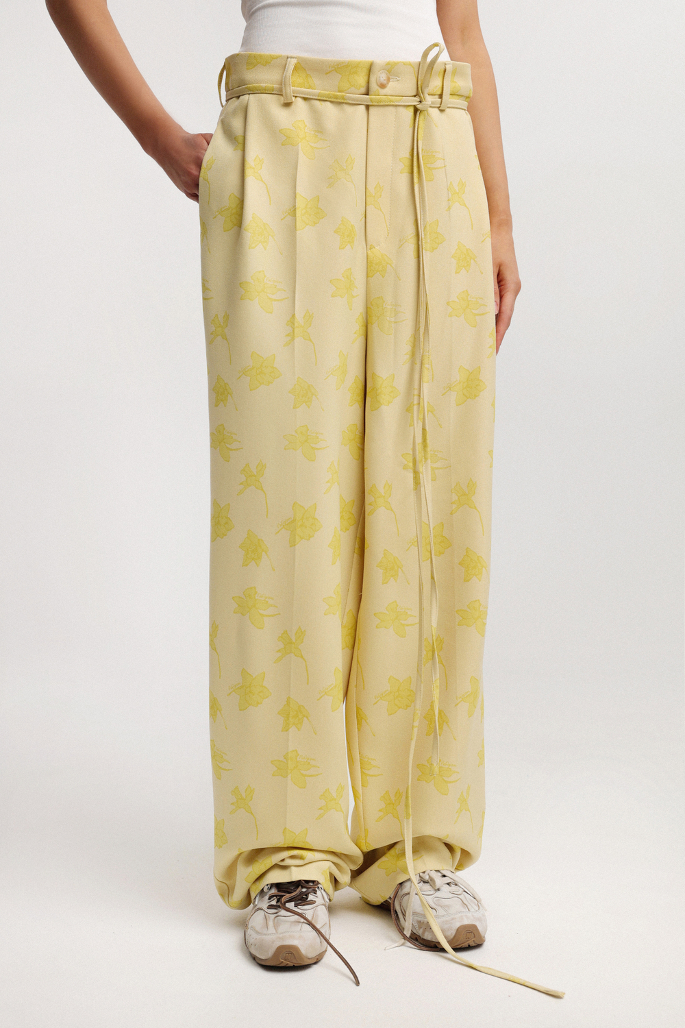 Брюки широкого кроя