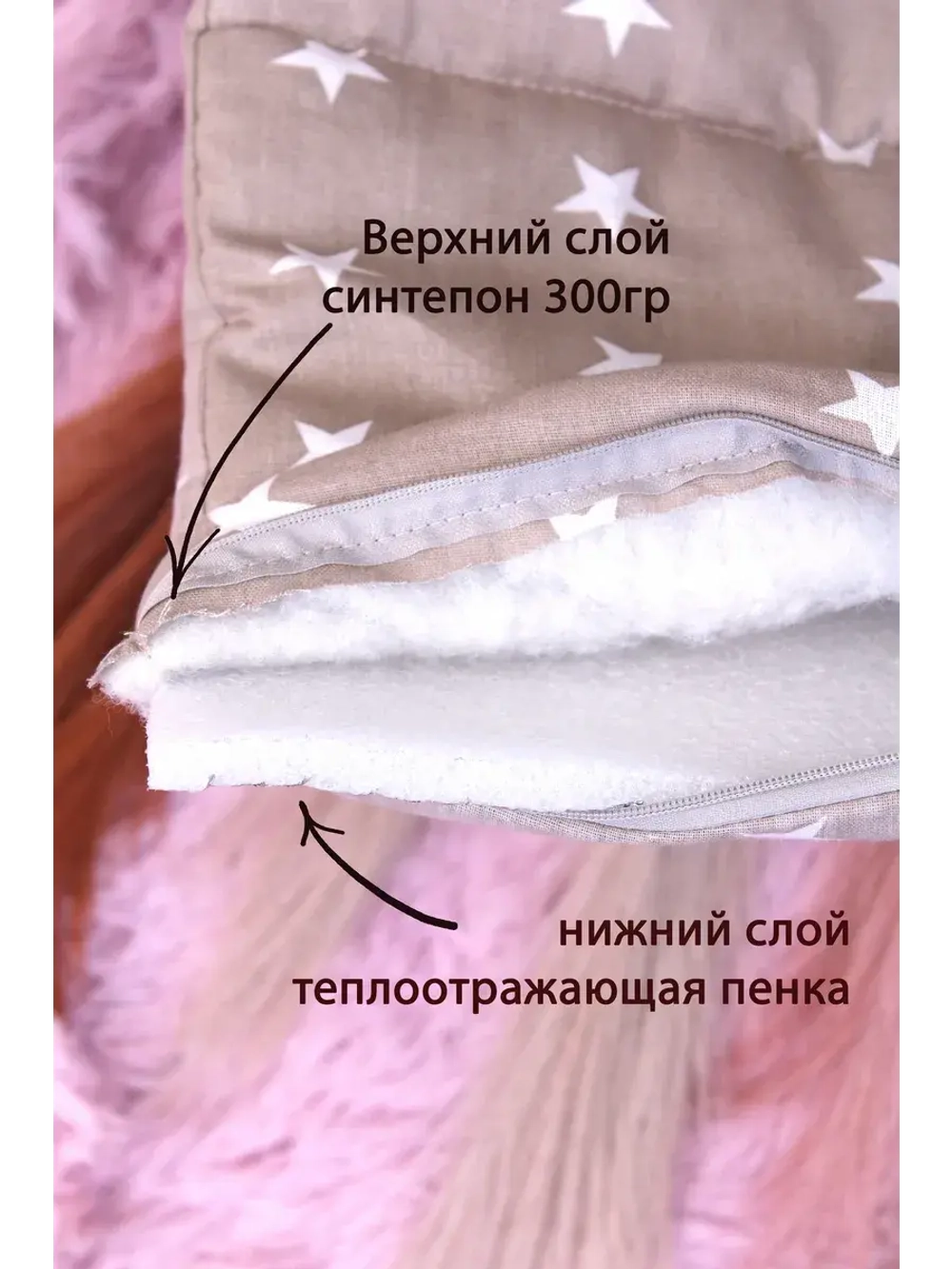 матрас в коляску зимний для новорожденных