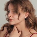 Серьги Possebon Agata Preto A0134.4 S