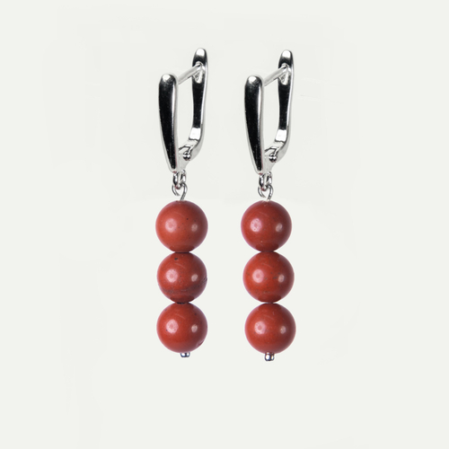 Серьги Vivid RED