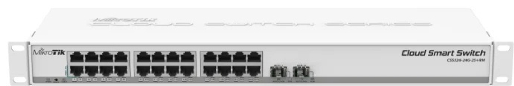 Коммутатор MikroTik CRS326-24G-2S+RM