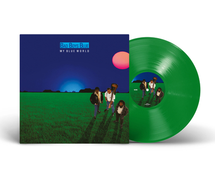 LP: Bad Boys Blue – «My Blue World» (1988/2024) Trans-Green Vinyl