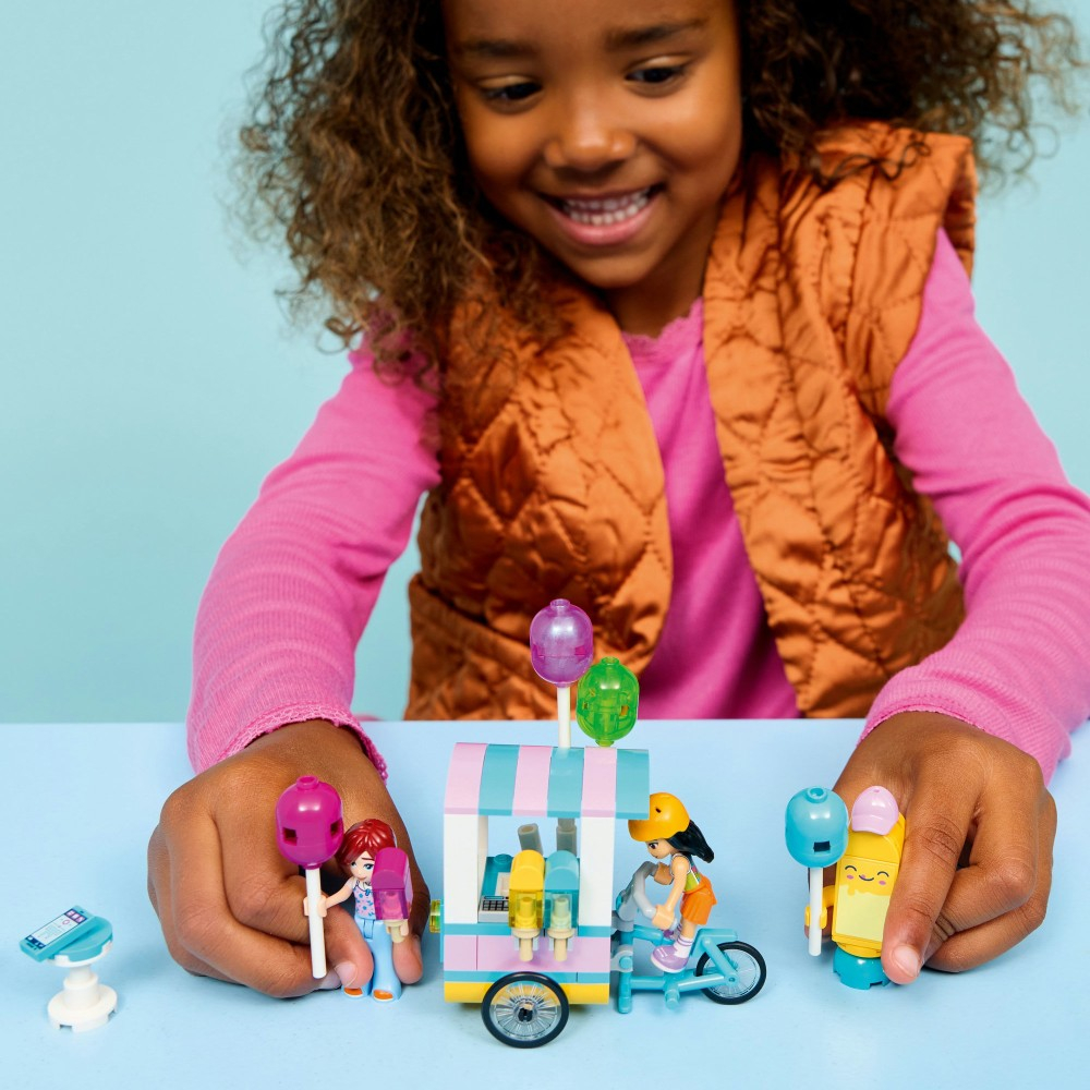 Конструктор LEGO Friends 42692 Стойка с мороженым и шарами арт. 42692 107 дет — фото 6