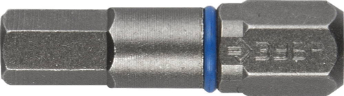 Биты ЗУБР ″ЭКСПЕРТ″ торсионные кованые, обточенные, хромомолибденовая сталь, тип хвостовика C 1/4″, HEX5, 25мм, 2шт