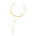 Колье Possebon White Pearl B0501.1 BW/G
