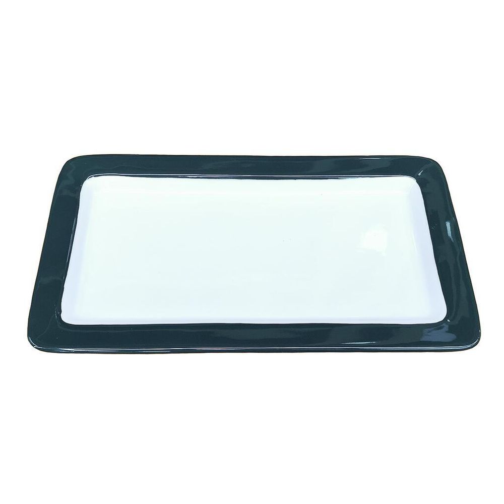 Гастроемкость 1/3 h20 мм фарфор 325*176*20 мм 0,9 л зеленая/белая P.L. Proff Cuisine