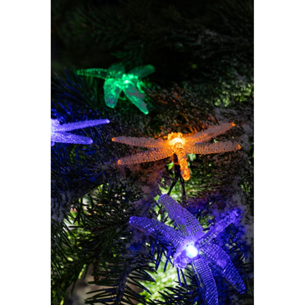 Садовая гирлянда ЭРА ERASF22-16 Стрекоза на солнечной батарее 5,8 м