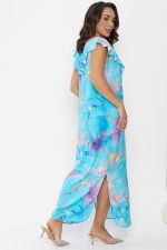 Платье Хатиса (бирюзовое) П14074-4М LT Collection