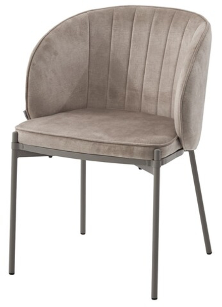 Стул М-City DISAUR Диана (Diana) 207 Античный Бежевый, Велюр, Латте каркас