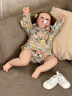 Кукла Реборн мягконабивная 60см в пакете (FA-354)