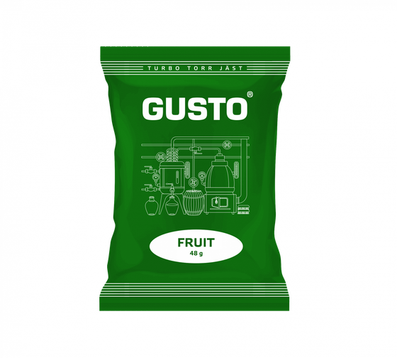 Спиртовые турбо дрожжи GUSTO FRUIT