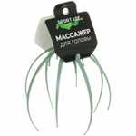 Массажер для головы «RELAX» 17*14 см, зеленый