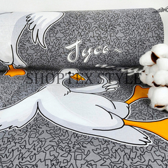 Поплин "Гусь обнимусь" | ш.220 см | 115 г/м² | хлопок-100%