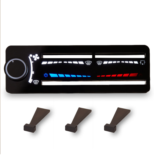 Ручки управления блоком отопителя для ваз 2108, 2109, 21099 с белой подсветкой