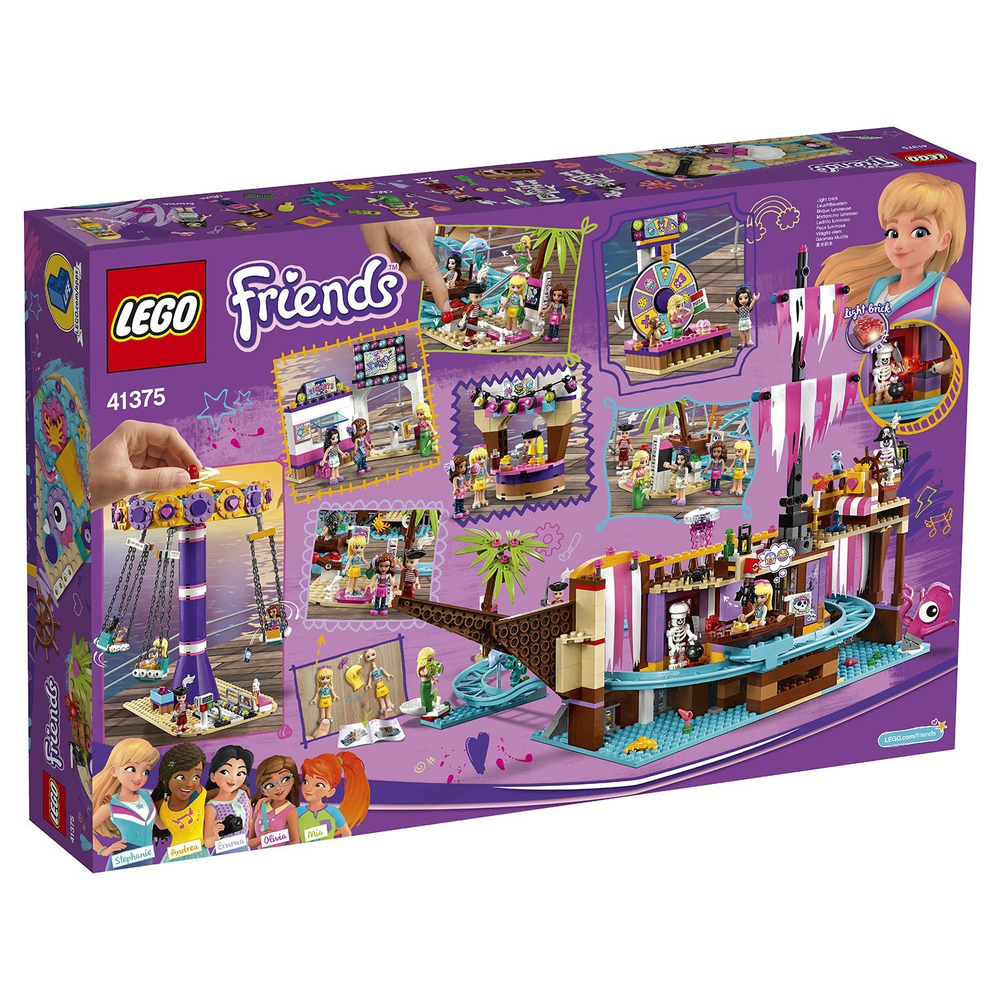 LEGO Friends: Прибрежный парк развлечений 41375 — Heartlake City Amusement Pier — Лего Френдз Друзья Подружки