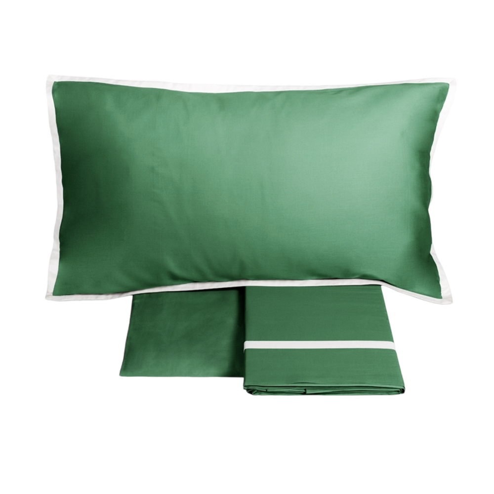 Постельное белье Hellen (200 x 220 см) Green/Bianco