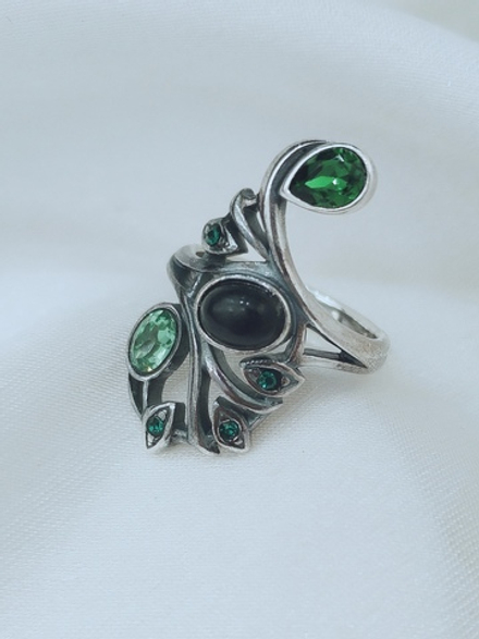 "Мартирио" кольцо в серебряном покрытии из коллекции "Милан" от Jenavi
