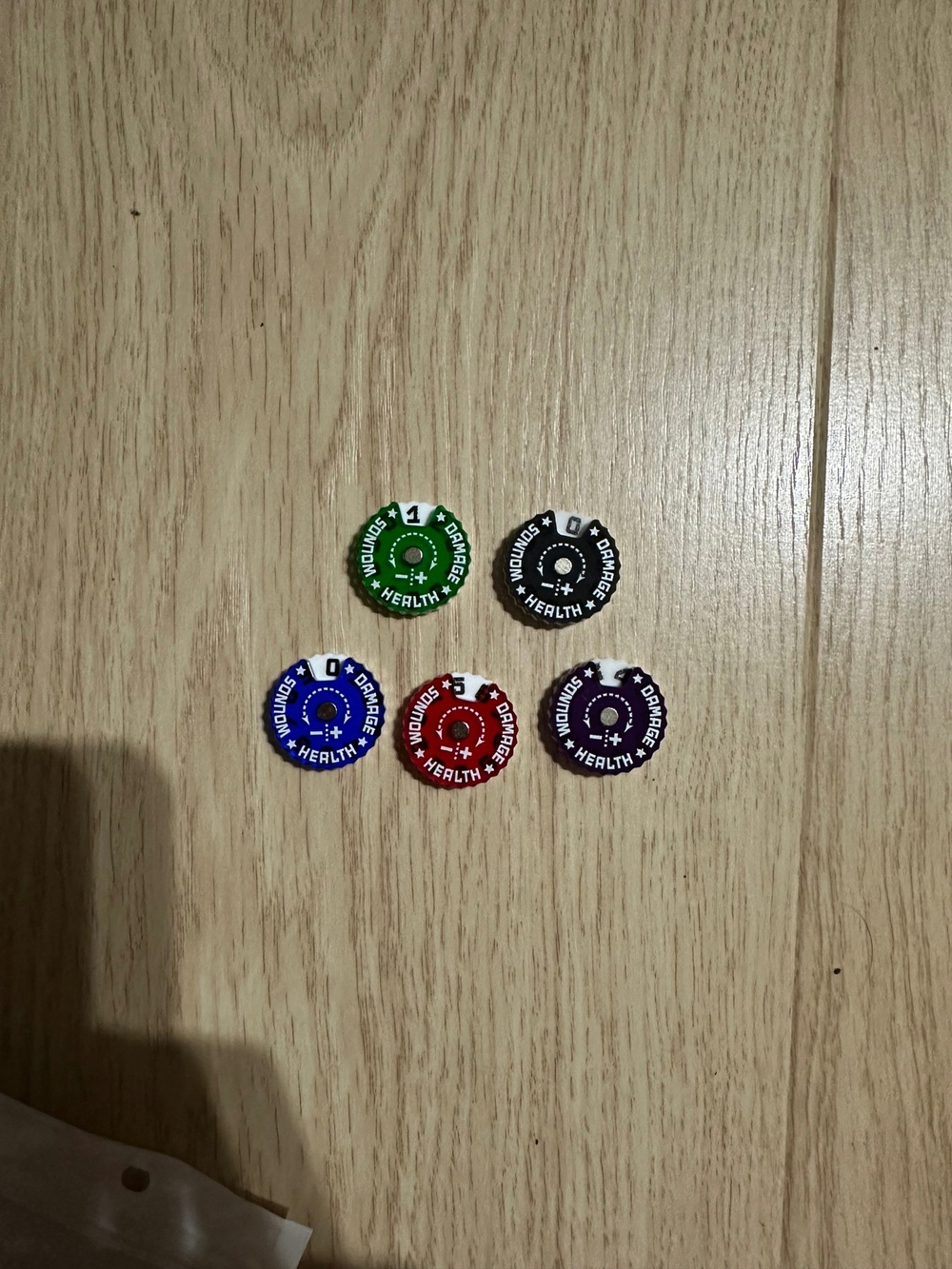Round Counters 25mm. Violet