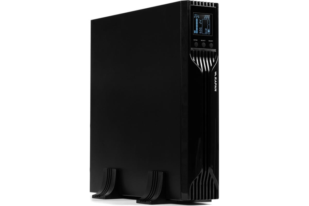 Источник бесперебойного питания RAPAN-UPS 1000-RACK-IN-2X9-E