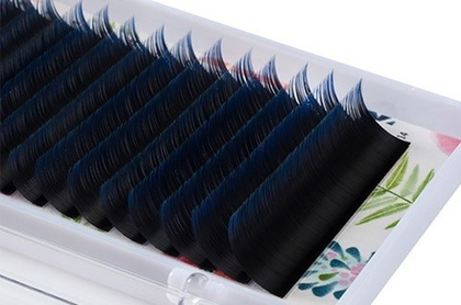 Синие Омбре ресницы Lash&Go MINI MIX - 6 линий