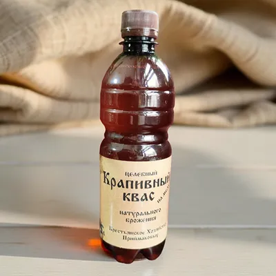 Фотография Квас Крапивный / 500 мл купить в магазине Афлора