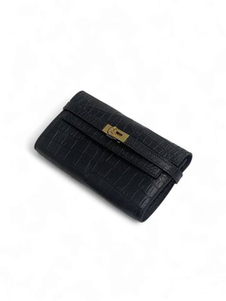 Клатч Hermes из кожи крокодила