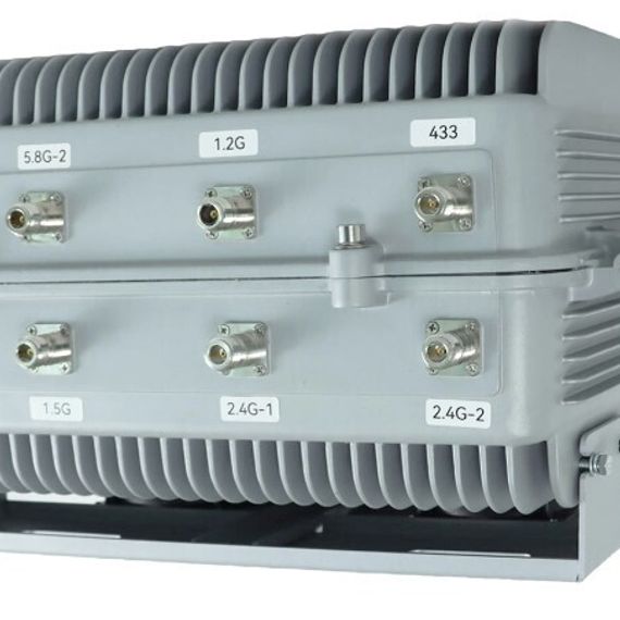 Стационарный влагоустойчивый подавитель дронов Drone Jammer GW-UAV-OSJ10E