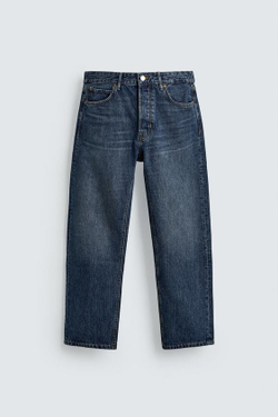 ZARA ДЖИНСЫ REGULAR FIT, СИНИЙ